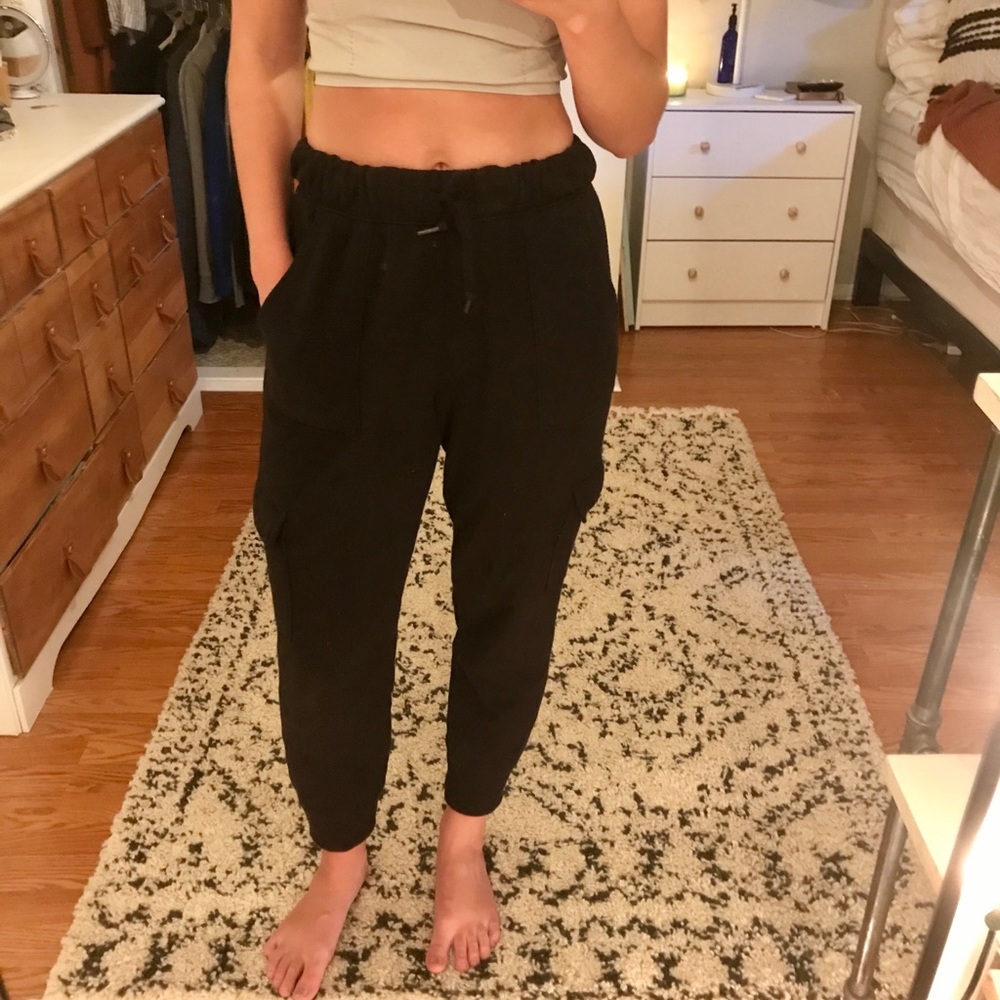 Pink VS Cargo Jogger Sweatpants